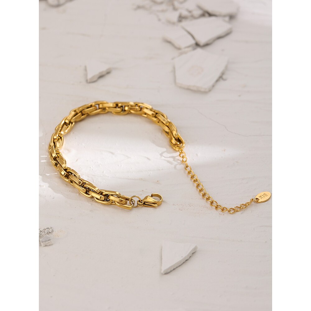 Pulseira Singapura em Ouro 18K