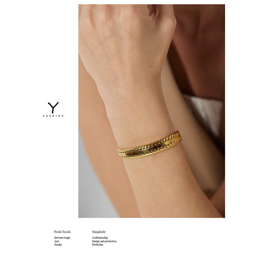 Bracelete Ártemis Banhado em Ouro 18K