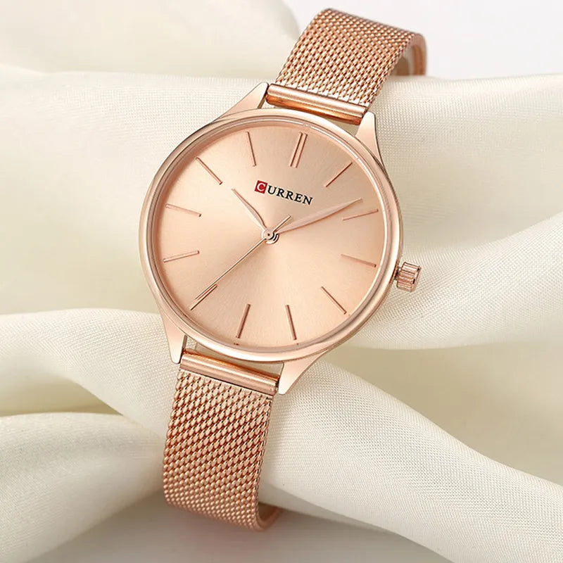 Relógio Margot com Pulseira em Aço Inoxidável