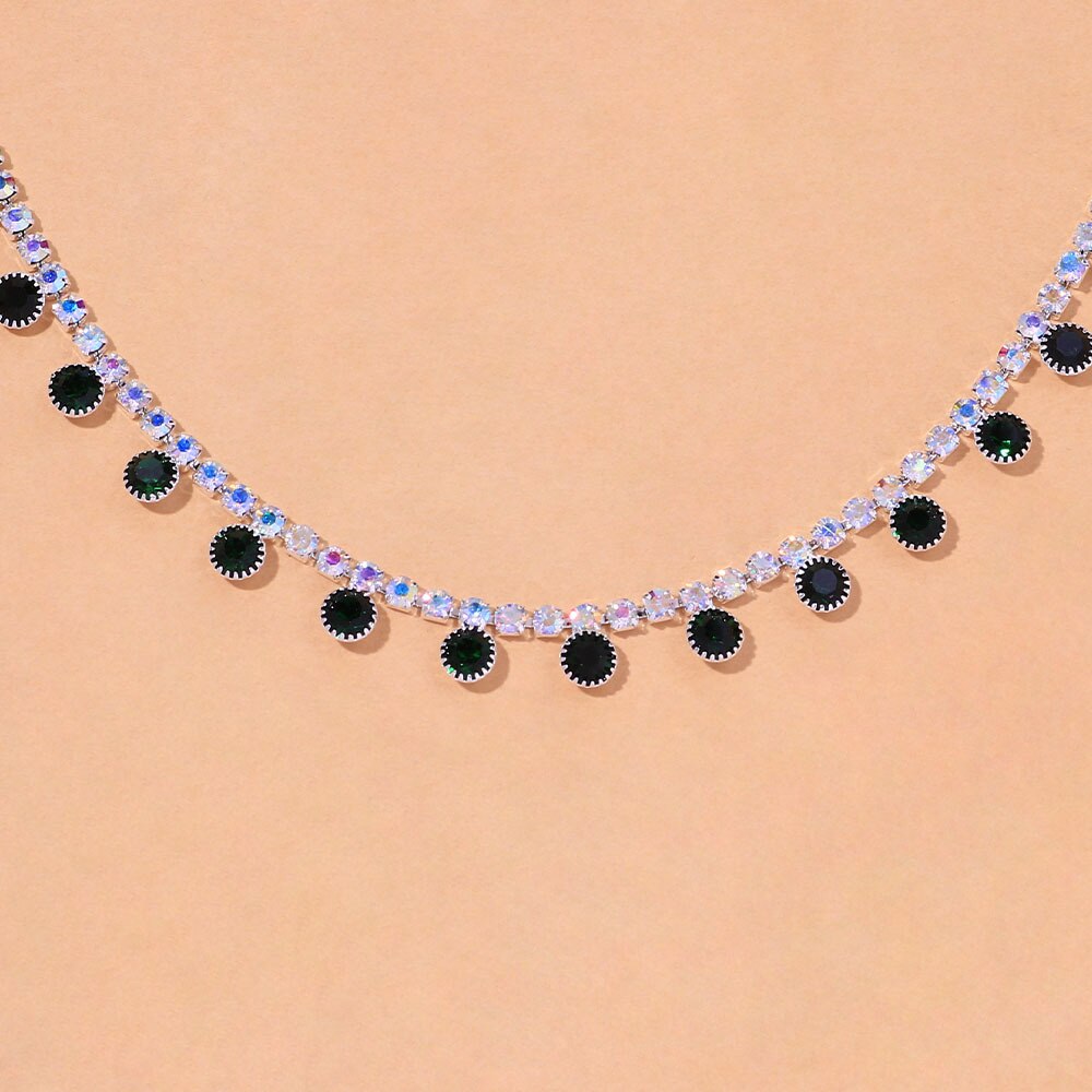 Conjunto Leslie Noturno em Prata 925