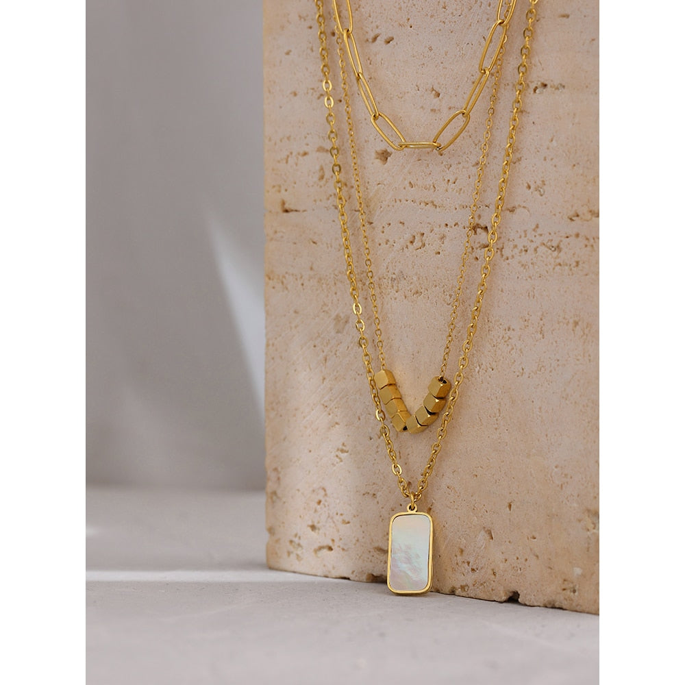 Conjunto Oprah de 3 Colares Cartier em Ouro 18K e Prata 925