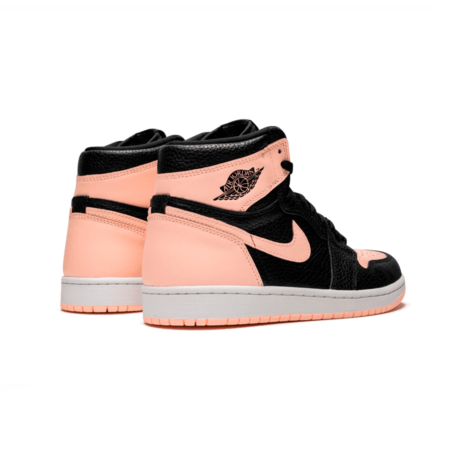 Bota Air Jordan 1 Crimson Tint Preto e Nude