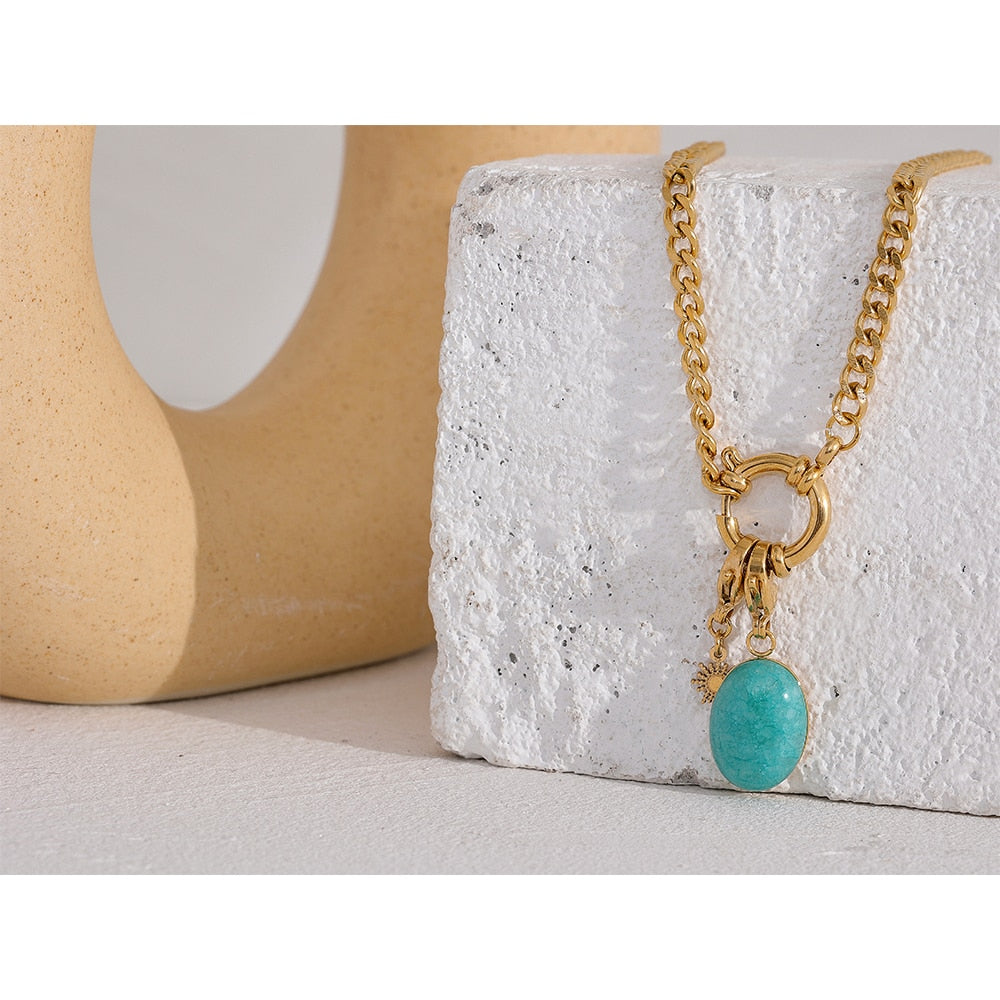 Colar Fiorella 2 Pingentes - Star and Stone em Ouro 18K