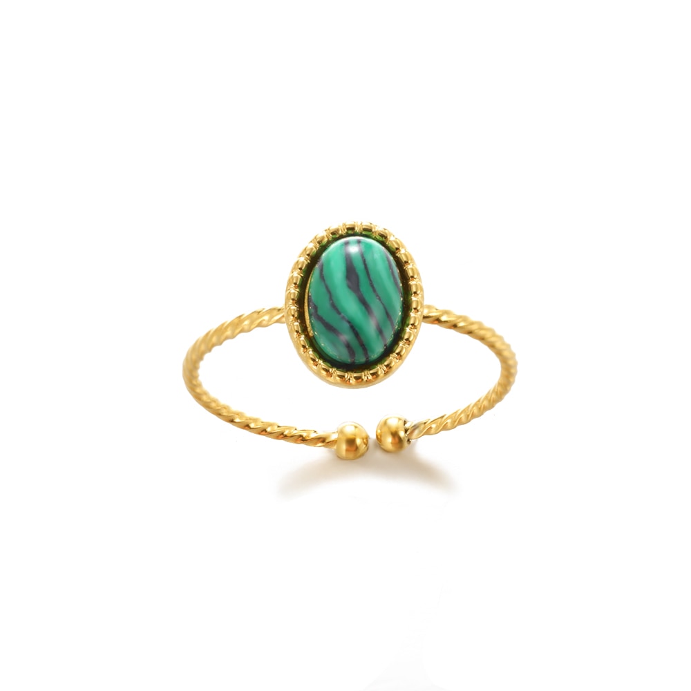 Conjunto 3 Peças Faye em Ouro 18K - Anel Ajustável