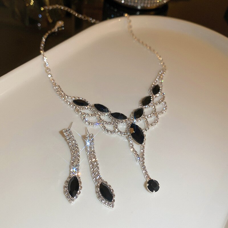 Conjunto Colar e Brinco Starlla em Prata 925