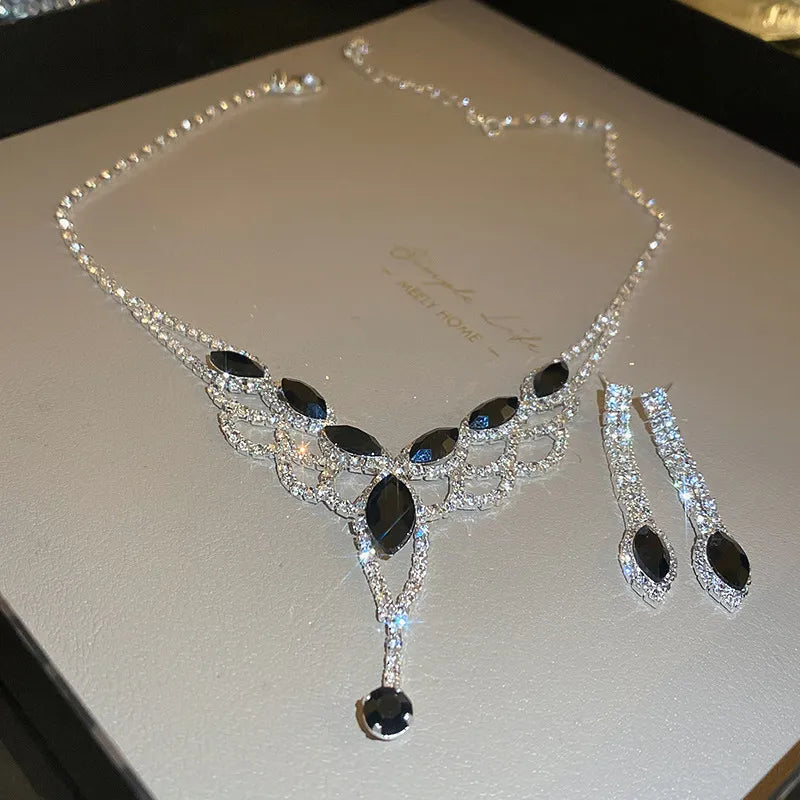 Conjunto Colar e Brinco Starlla em Prata 925
