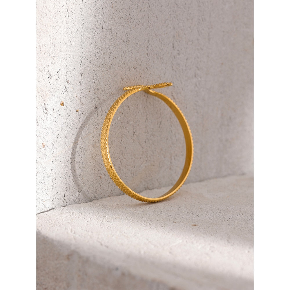 Bracelete de Serpente em Ouro 18K