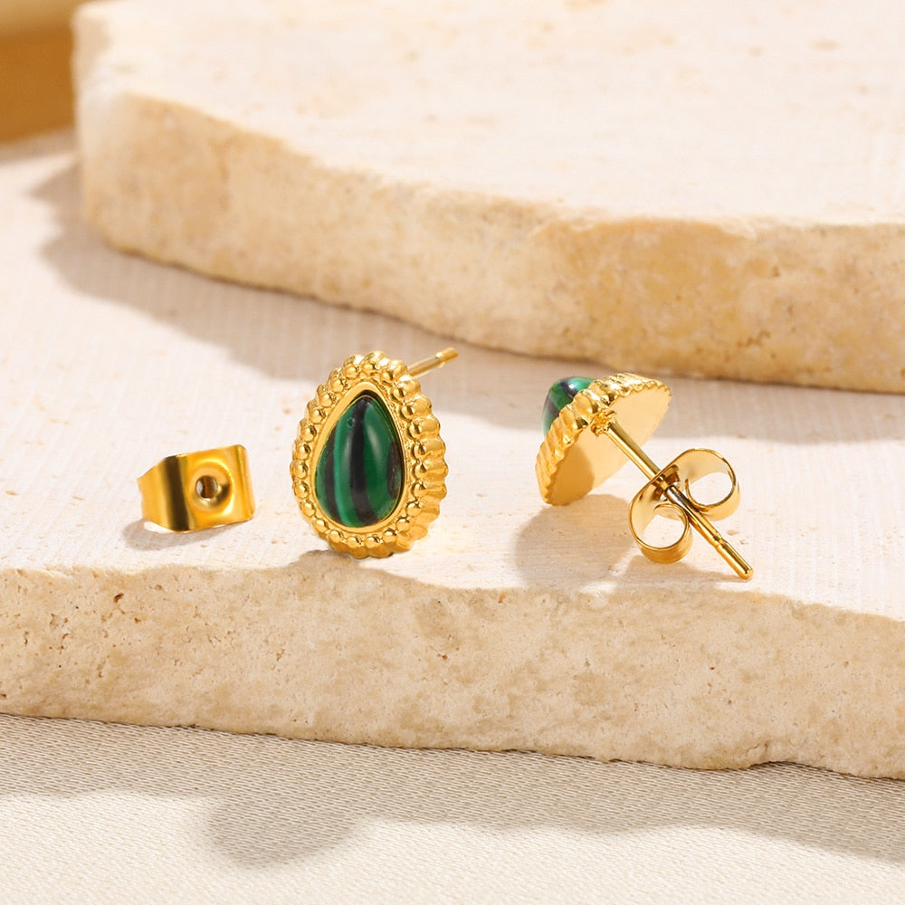 Conjunto 3 Peças Faye em Ouro 18K - Anel Ajustável