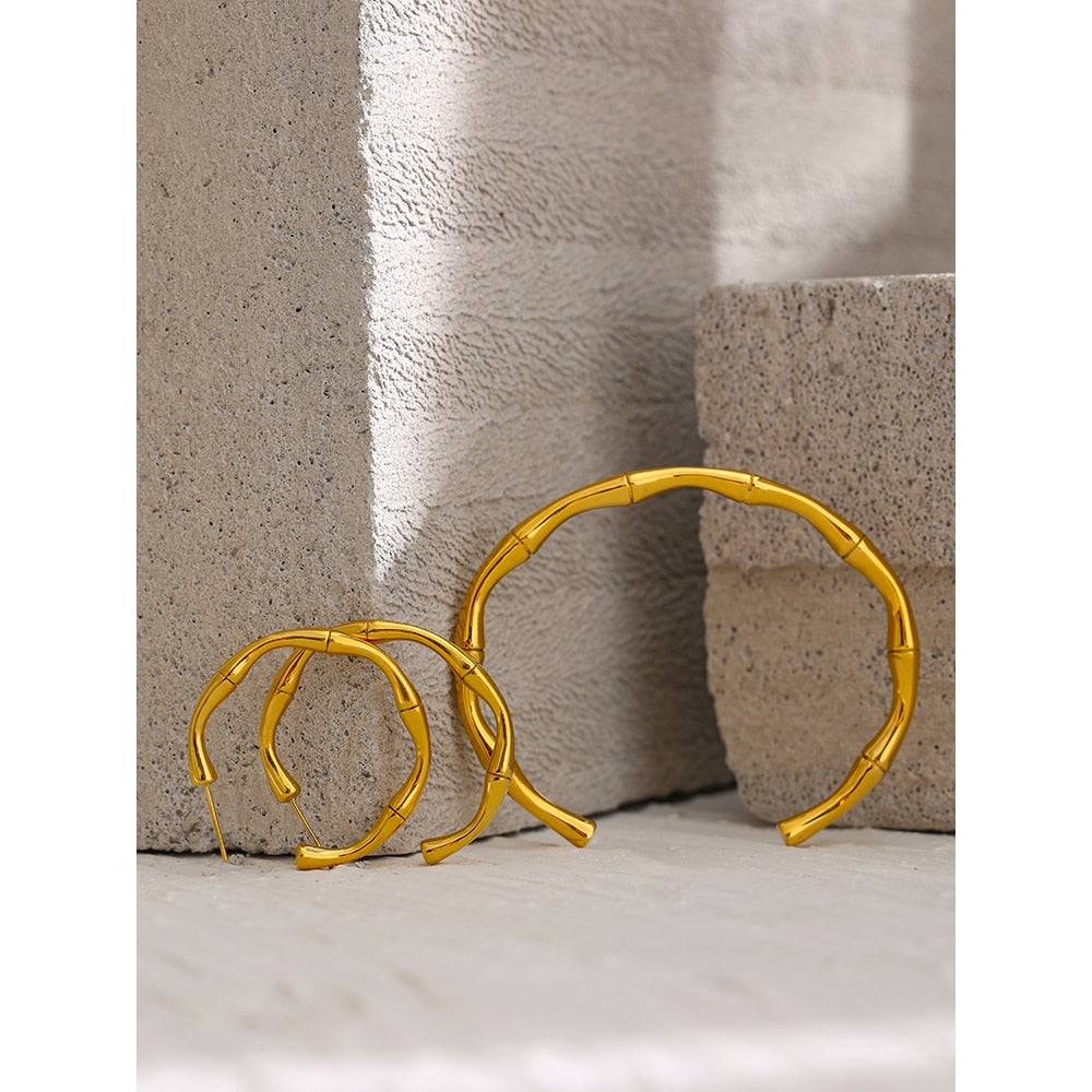Bracelete Bamboo em Ouro 18K