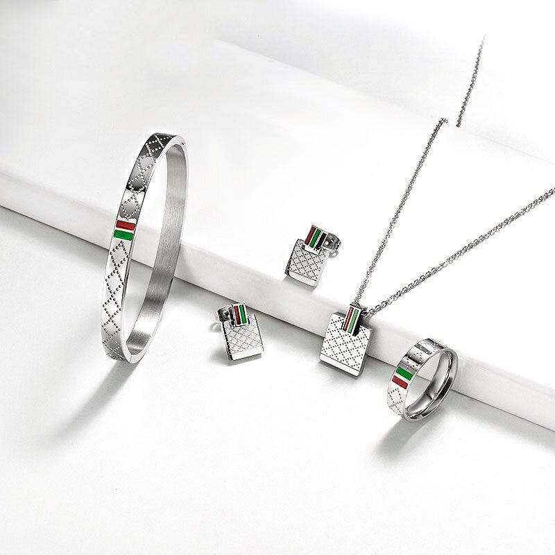 Conjunto 4 Peças Jollie - Anel Ajustável