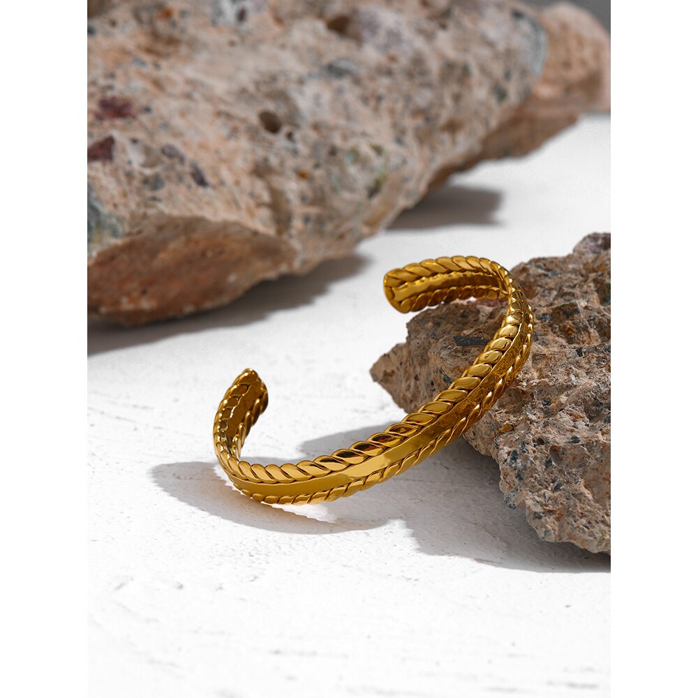 Bracelete Ártemis Banhado em Ouro 18K
