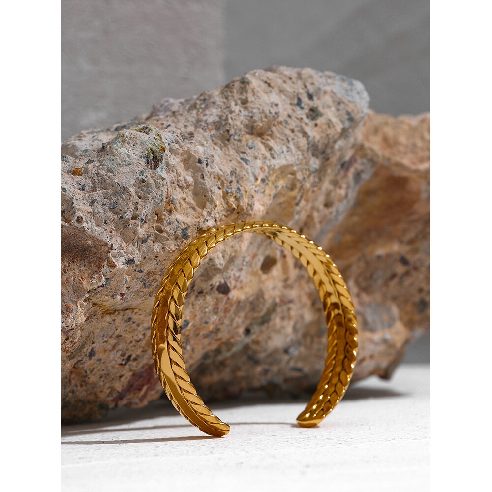 Bracelete Ártemis Banhado em Ouro 18K