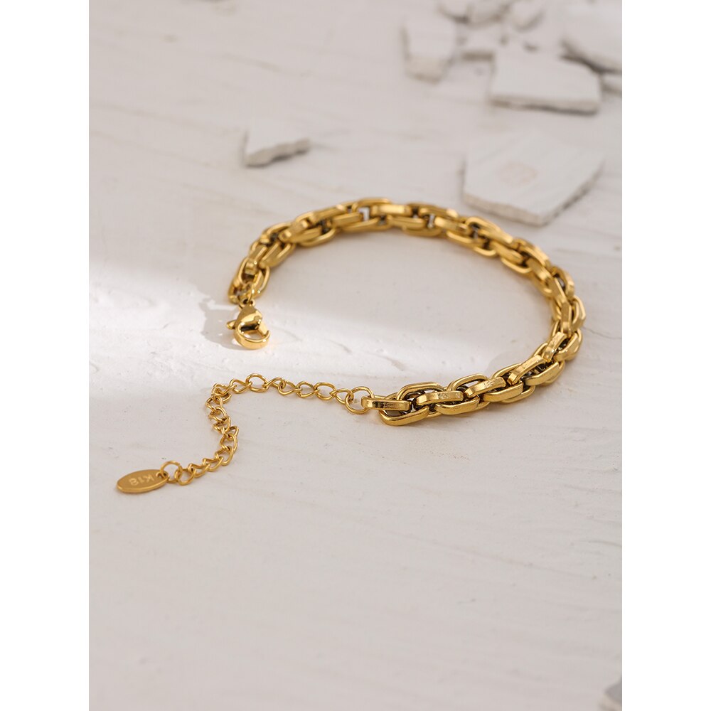 Pulseira Singapura em Ouro 18K