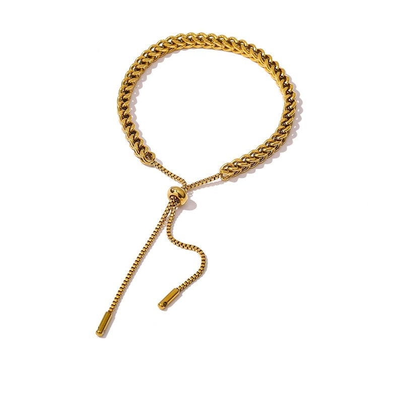 Pulseira Minimalista em Ouro 18K e Prata 925