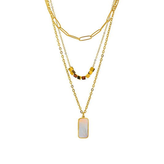 Conjunto Oprah de 3 Colares Cartier em Ouro 18K e Prata 925