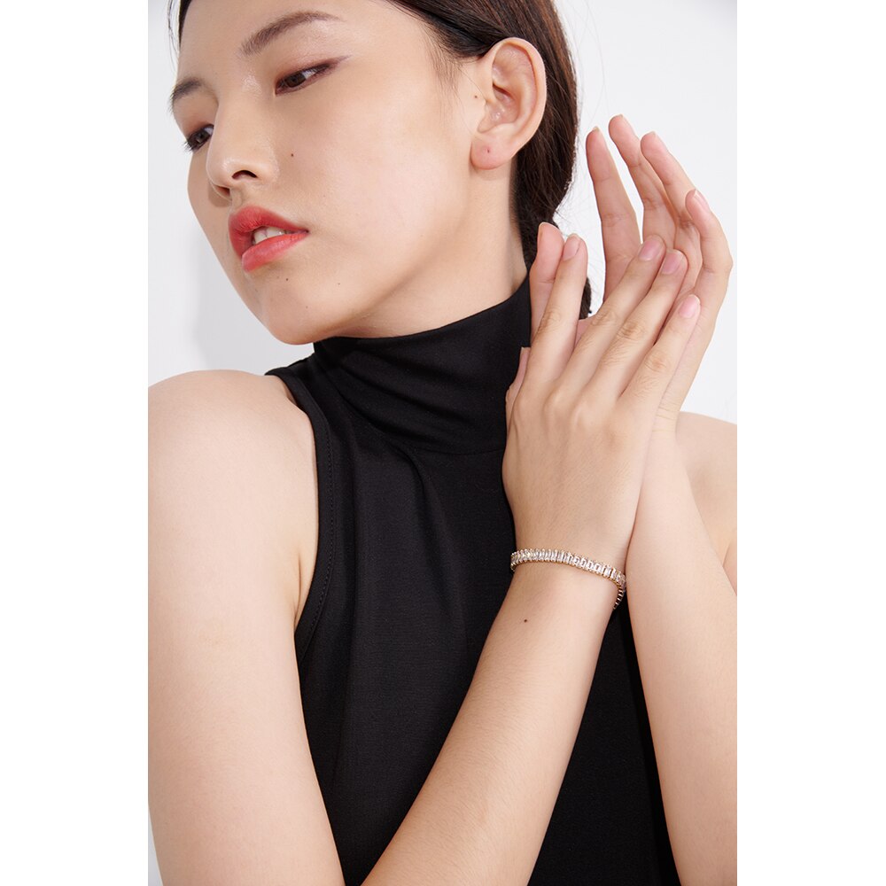 Pulseira Riviera Ayla de Zircônias em Ouro 18K