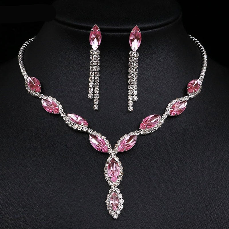 Conjunto Colar e Brincos Cascata Dianna