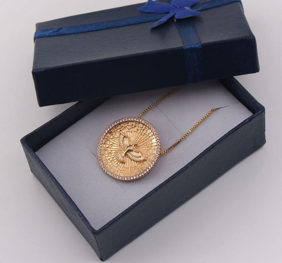 Colar Espírito Santo de Zircônias em 4 Modelos