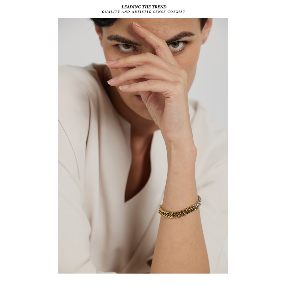 Pulseira Mix Grumet Ouro 18K e Prata 925