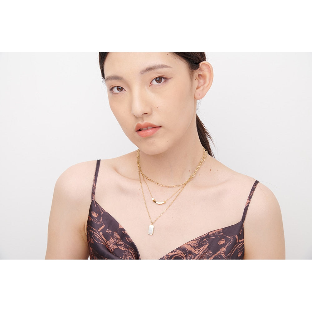 Conjunto Oprah de 3 Colares Cartier em Ouro 18K e Prata 925