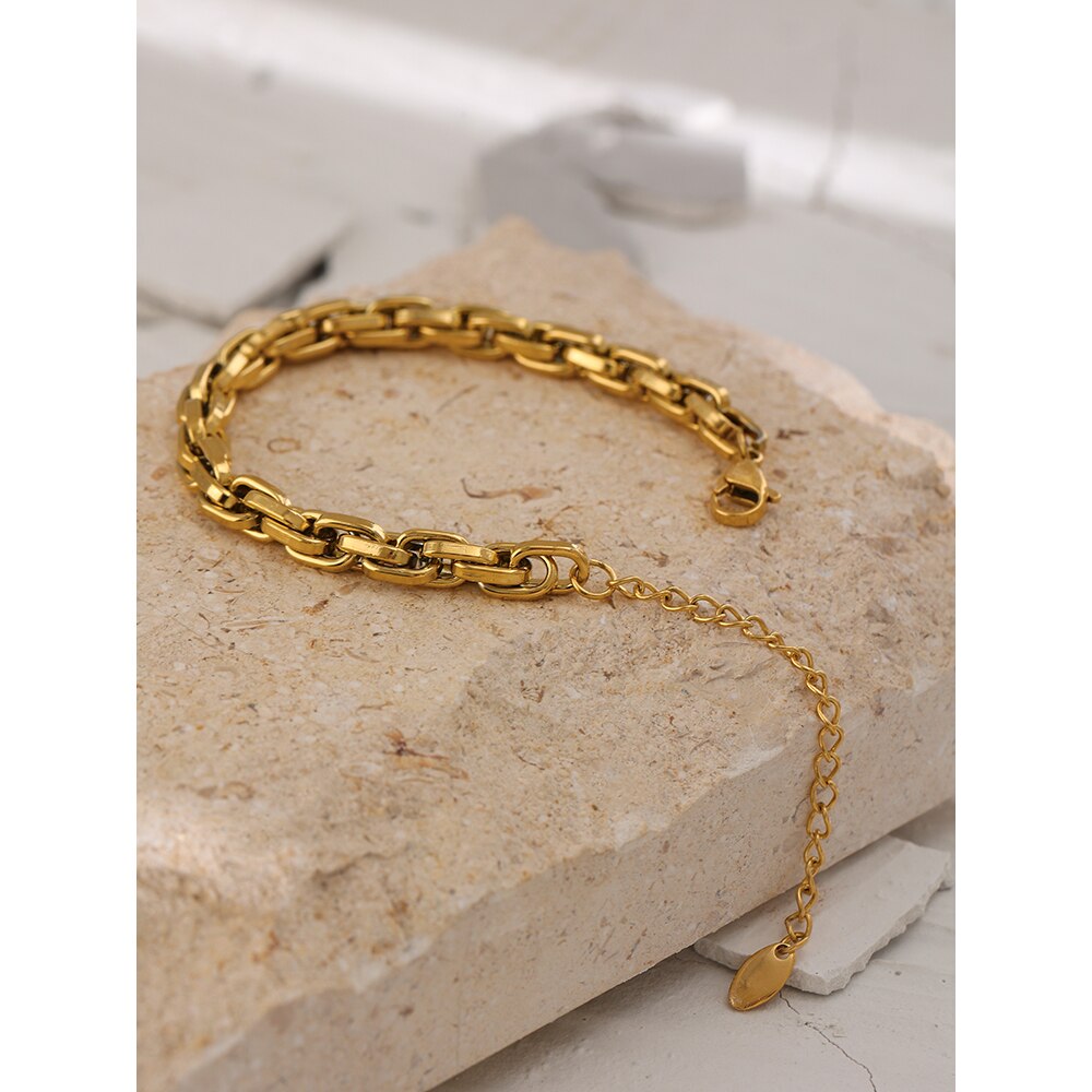Pulseira Singapura em Ouro 18K