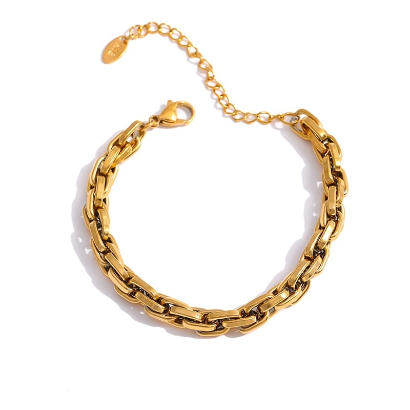 Pulseira Singapura em Ouro 18K