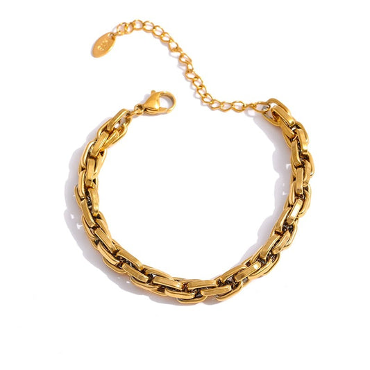 Pulseira Singapura em Ouro 18K
