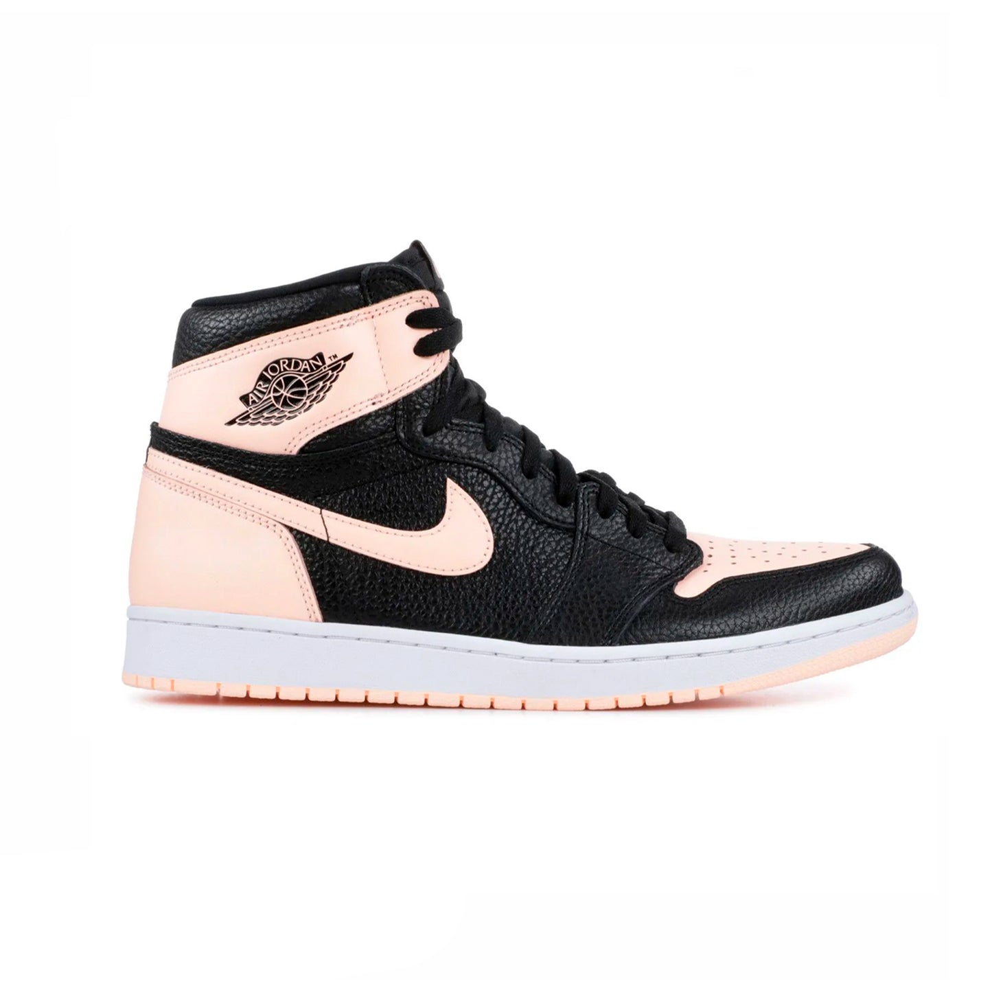 Bota Air Jordan 1 Crimson Tint Preto e Nude