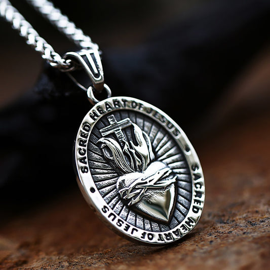 Colar Sagrado Coração de Jesus