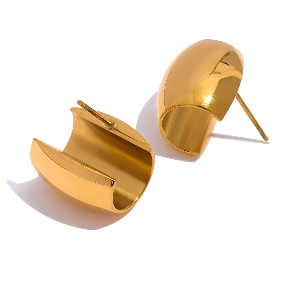 Brinco Chunky em Ouro 18K