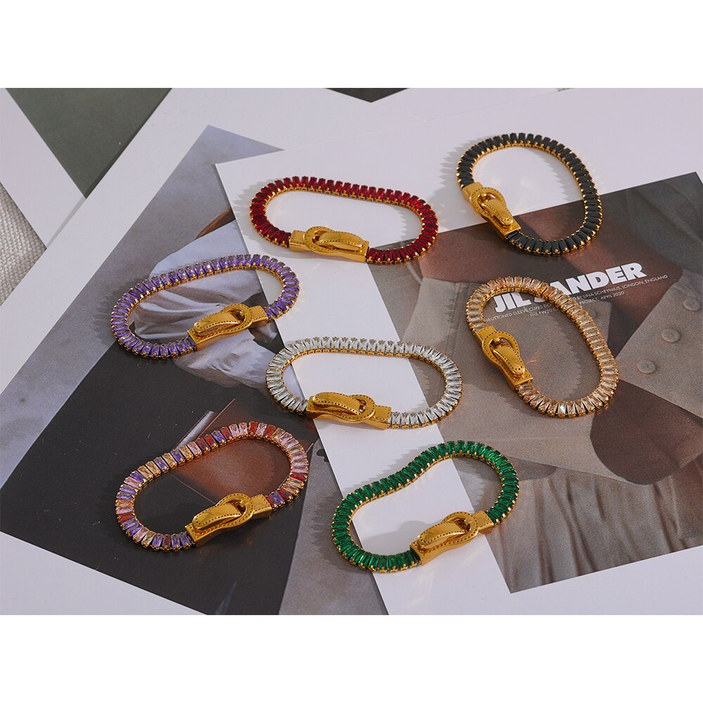 Pulseira Riviera Zephyra em Ouro 18K