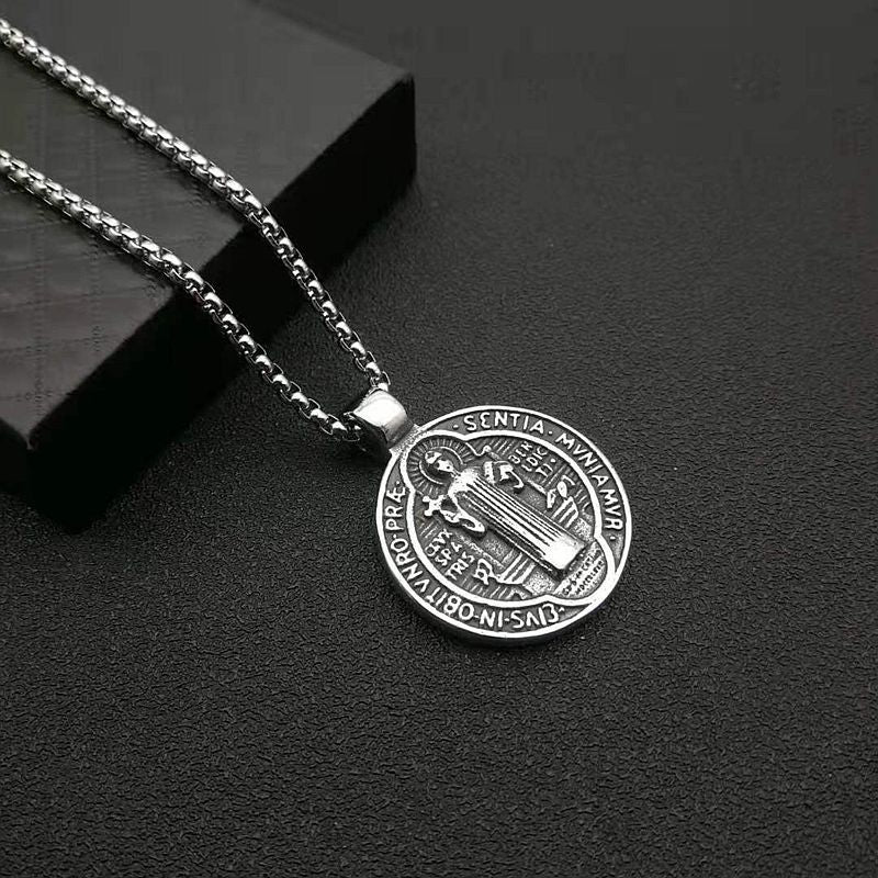 Colar Medalha de São Bento Dupla Face com 6 Modelos