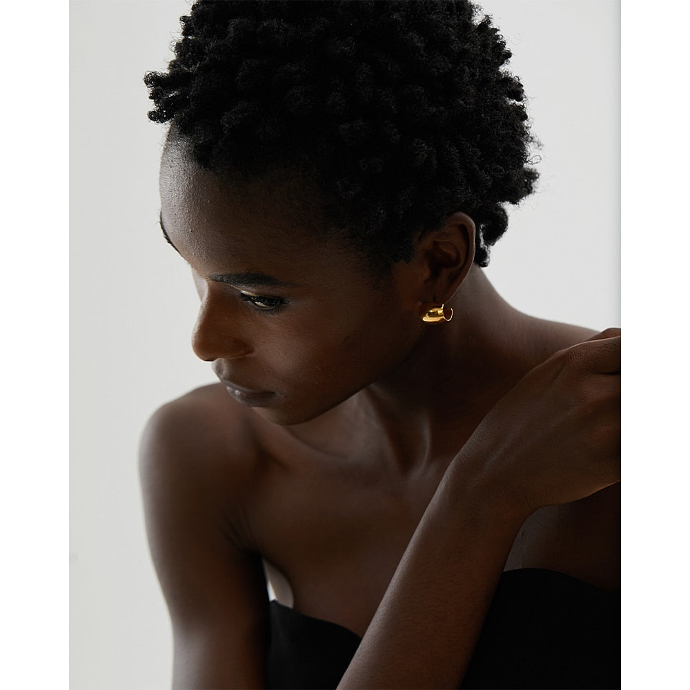 Brinco Chunky em Ouro 18K