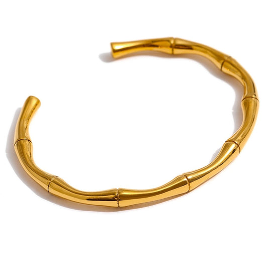 Bracelete Bamboo em Ouro 18K