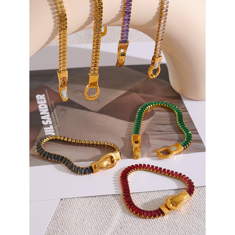 Pulseira Riviera Zephyra em Ouro 18K