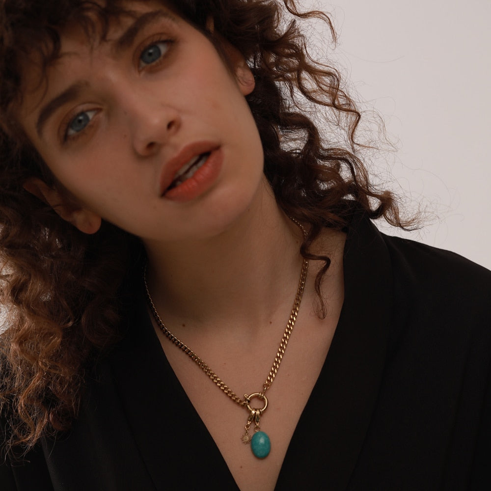 Colar Fiorella 2 Pingentes - Star and Stone em Ouro 18K