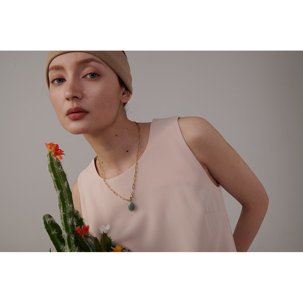 Colar Cartier com Pedra Ágata em Ouro 18K