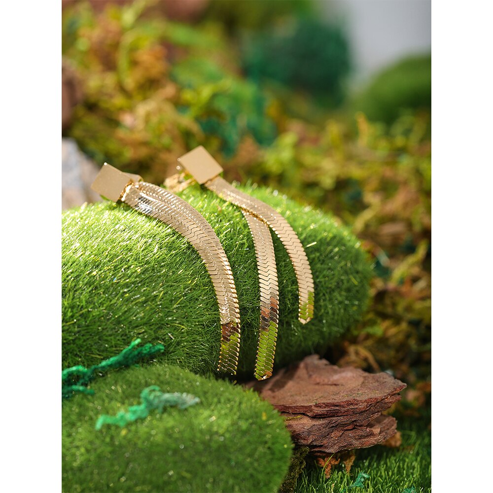 Brinco Cascata Long Banhado a Ouro 18K e Prata 925