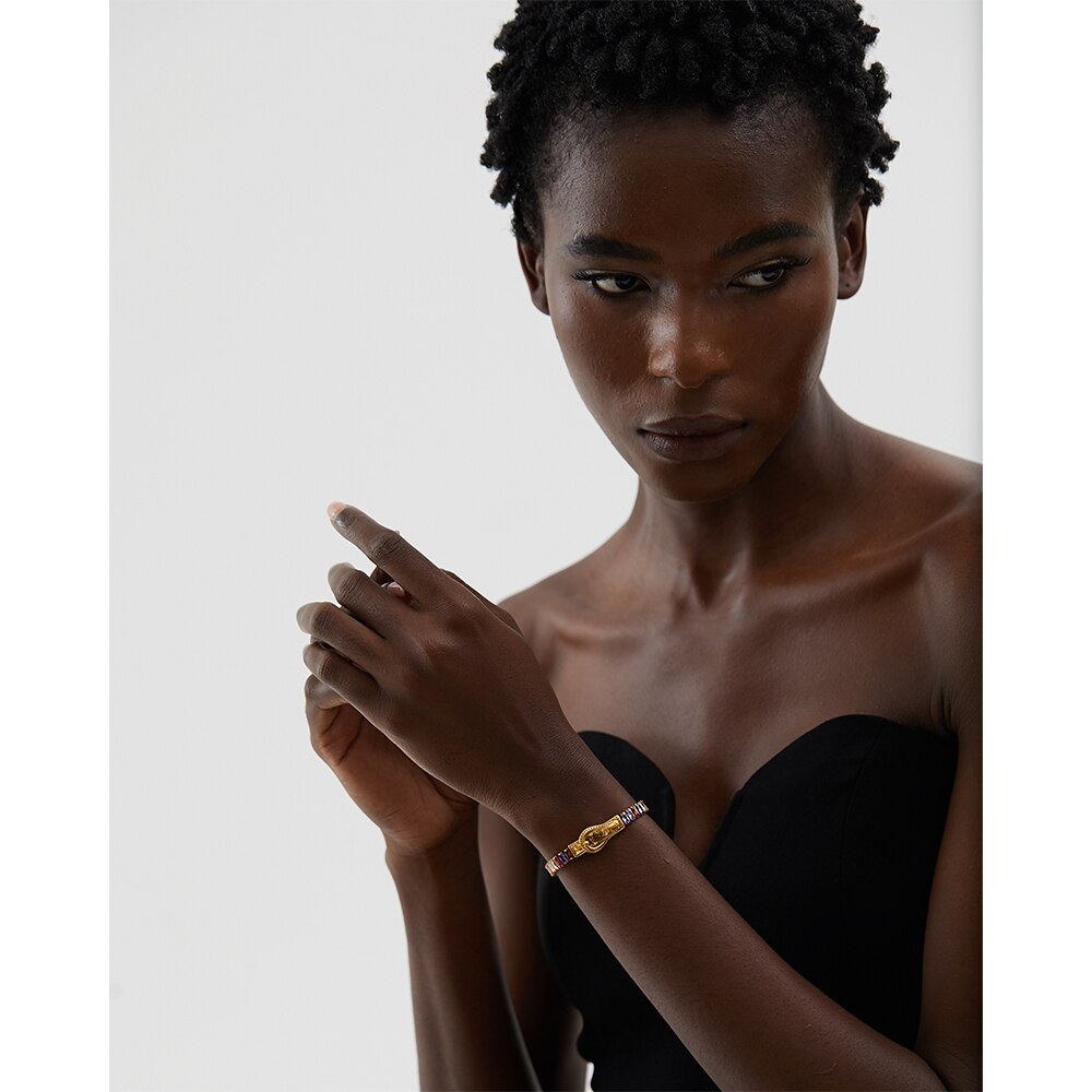 Pulseira Riviera Zephyra em Ouro 18K