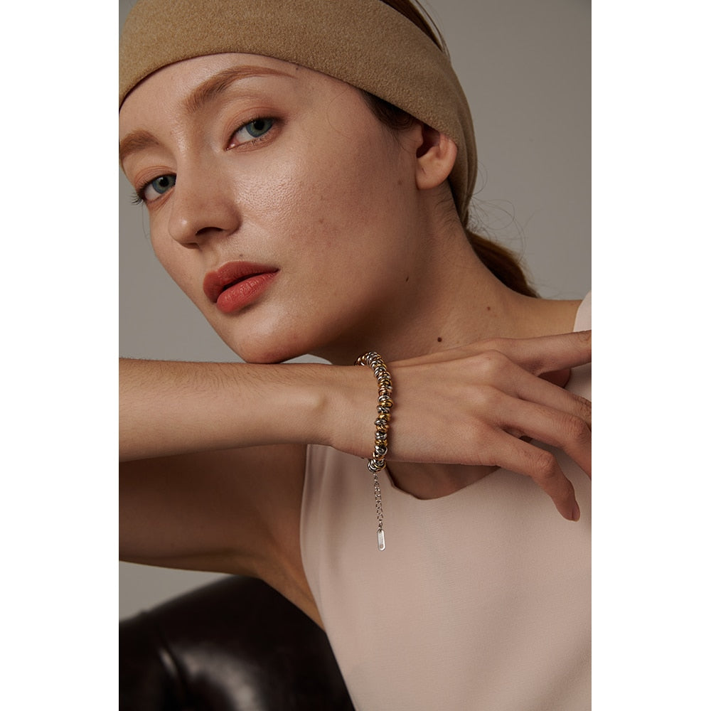 Pulseira Charm Mix e Ouro 18K