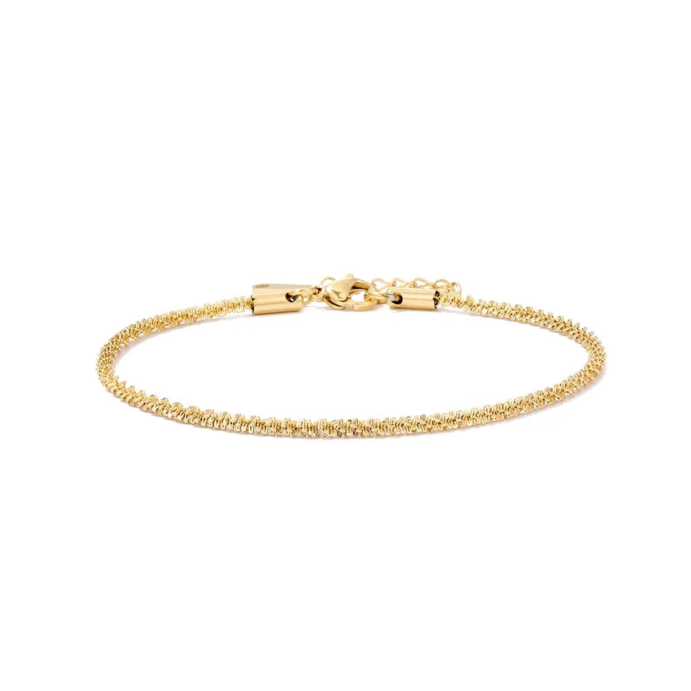 Tornozeleira Veneziana Aura Banhada