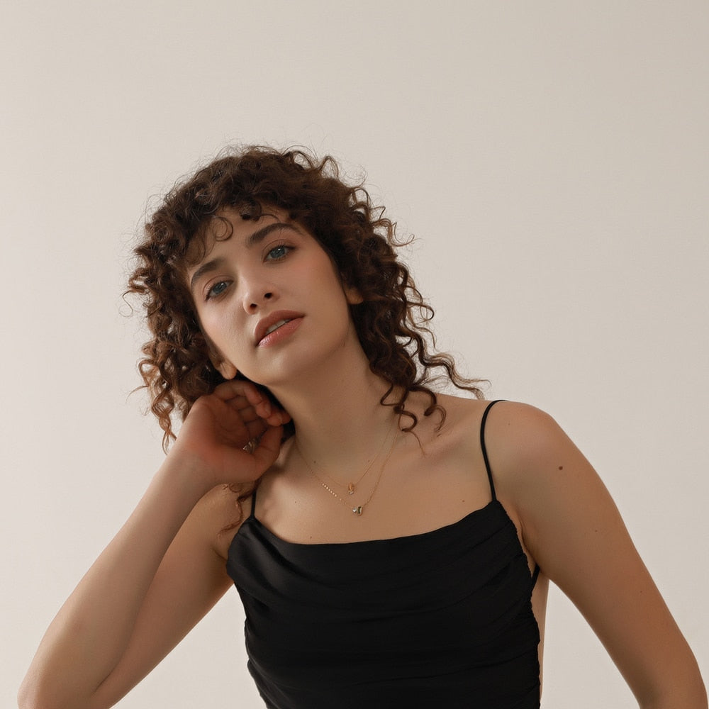 Colar Arabella com Zircônia em Oliva e Ouro 18K