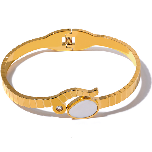 Bracelete Snake Shell em Ouro 18K ou Prata 925